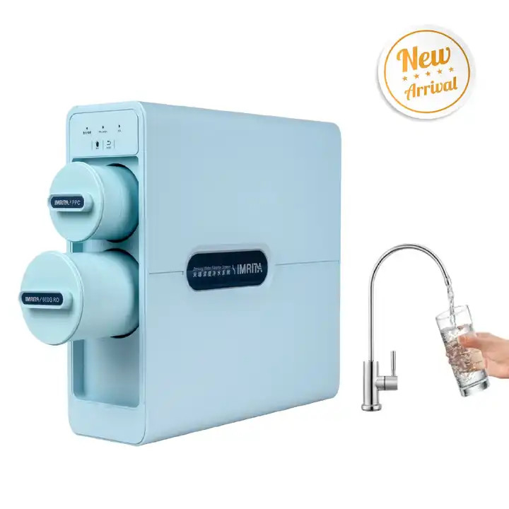 IMRITA Sıcak Satış Lavabo Altında Ters Osmoz Su Filtre Makinesi Tanksız 600GDP Ro Sistem Su Temizleyicisi